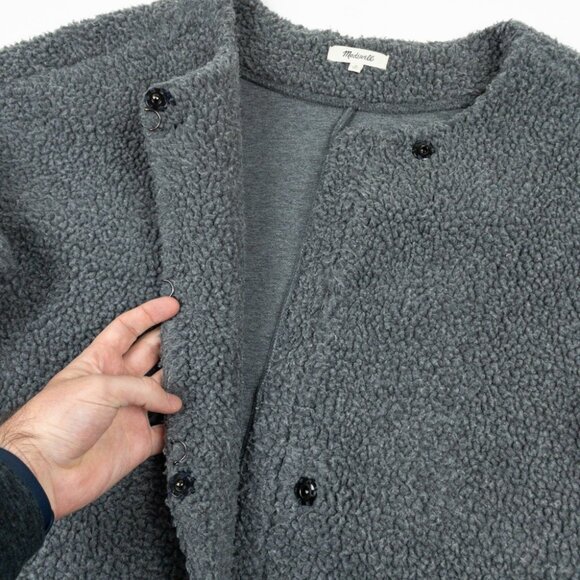Madewell Gray Textured Coat - Picture 8 of 16